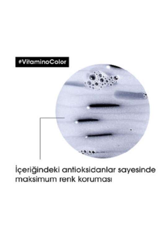 LOréal Professionnel Serie Expert Vitamino Color Boyalı Saçlar İçin Renk Koruyucu Şampuan 300 ml - UV Filtreli & Yoğun Nemlendirme - 4