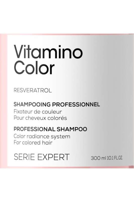 LOréal Professionnel Serie Expert Vitamino Color Boyalı Saçlar İçin Renk Koruyucu Şampuan 300 ml - UV Filtreli & Yoğun Nemlendirme - 7