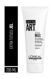 LOréal Professionnel Tecni Art Fix Max Force 6 Ekstra Güçlü Tutucu Jel - 24 Saat Kalıcı Şekillendirme ve Esneklik 200 Ml - Loreal Professionnel (1)