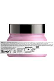 LOréal Professionnel Liss Unlimited Asi ve Dalgalı Saçlar İçin Yoğun Düzleştirici Maske - Kalıcı Pürüzsüzlük ve Isı Koruması 250 Ml - 8