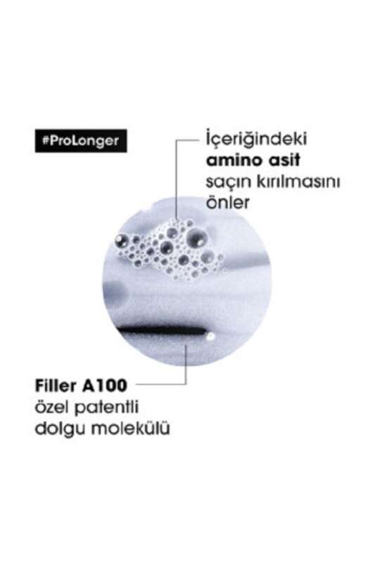 LOréal Professionnel Serie Expert Pro Longer Saç Uçları Onarıcı Şampuan - Kırık Uçları Yoğunlaştıran ve Uzamayı Destekleyen Bakım 500 ml - 4