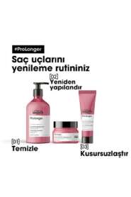 LOréal Professionnel Serie Expert Pro Longer Saç Uçları Onarıcı Şampuan - Kırık Uçları Yoğunlaştıran ve Uzamayı Destekleyen Bakım 500 ml - 5