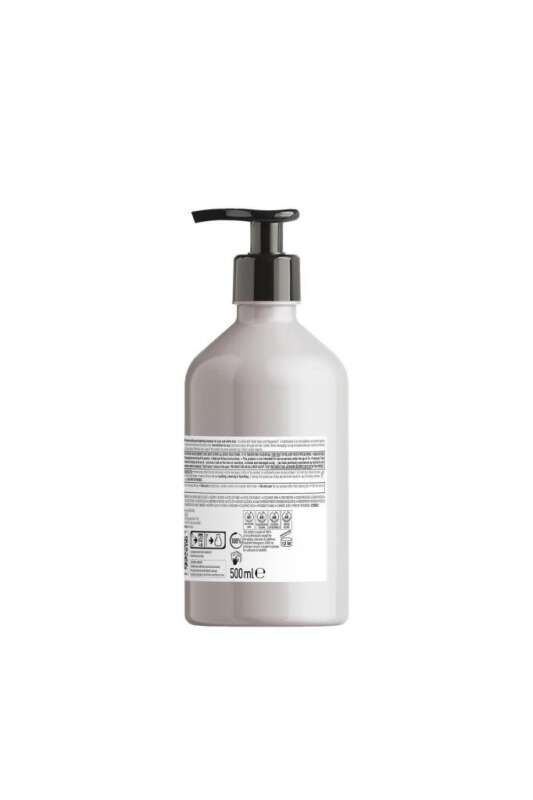 LOréal Professionnel Serie Expert Silver Mor Şampuan - Sararan ve Matlaşan Saçlar İçin Mor Pigmentli Arındırıcı Şampuan 500 ml - 6