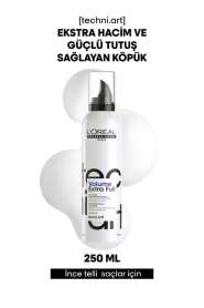 LOréal Professionnel Tecni Art Full Volume Extra Force 5 Ekstra Hacimlendirici Köpük - İnce ve Düz Saçlar İçin Kalıcı Dolgunluk 250 Ml - Loreal Professionnel