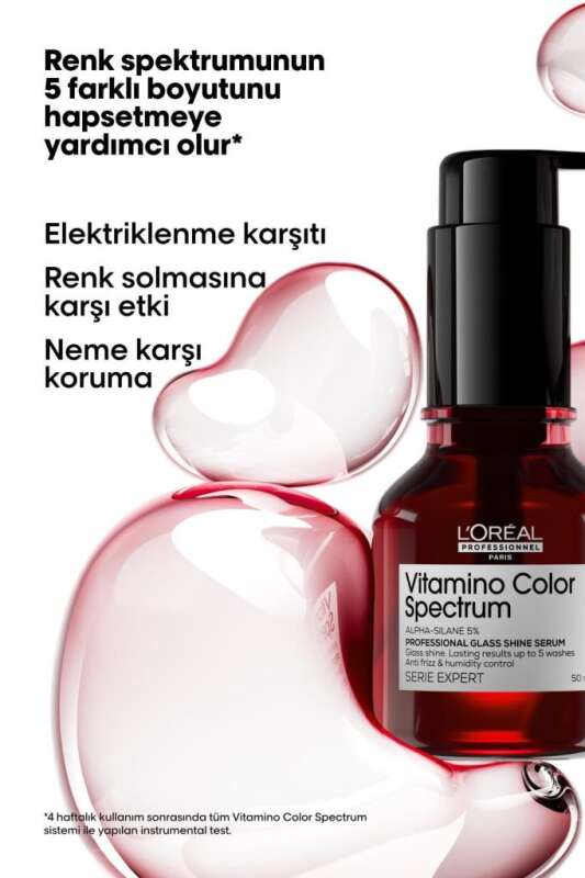LOréal Professionnel Vitamino Color Spectrum Cam Parlaklığı Görünümü Kazandıran Serum 50 ml - 2