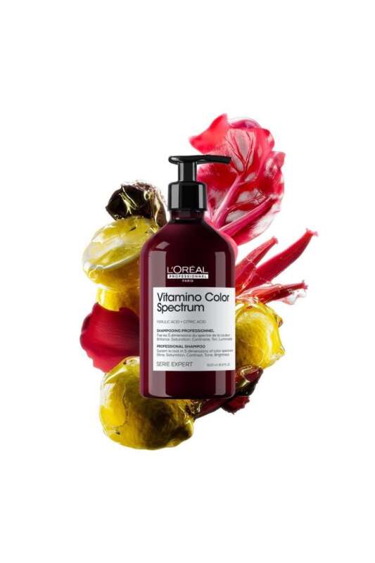 LOréal Professionnel Vitamino Color Spectrum Boyalı Saçlar İçin Solma Karşıtı & Renk Koruyucu Şampuan 500 ml - 3