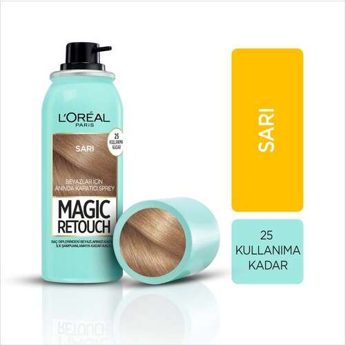 Loreal Magic Retouch Saç Boyası Sprey 5 Sarı - 1