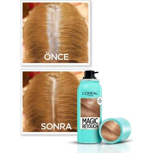 Loreal Magic Retouch Saç Boyası Sprey 5 Sarı - 2