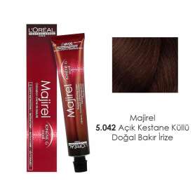 LOréal Professionnel Majirel French Brown 5.042 Açık Kestane Doğal Kahve Saç Boyası 50 ml | Doğal ve Kalıcı Fransız Kahve Tonları - Majirel