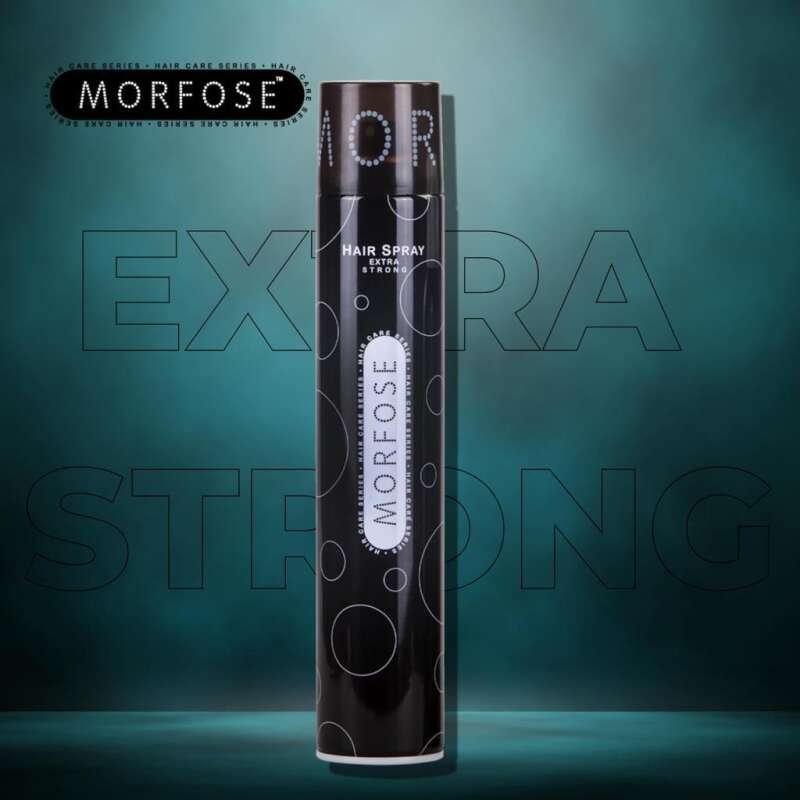 Morfose Ekstra Güçlü Saç Spreyi Siyah 400ml - 4
