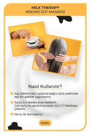 Morfose Milk Therapy Saç Bakım Maskesi 500 ml | Yoğun Nemlendirici Saç Maskesi - 3