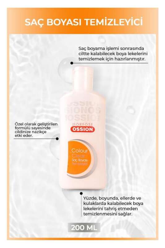 Morfose Ossion Saç Boyası Silici 200ml | Renk Açıcı ve Düzeltici - 2