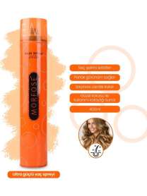 Morfose Ultra Sert Saç Spreyi 400ml | Yüksek Tutuculuk ve Kalıcı Saç Modeli - 2
