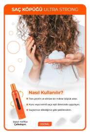 Morfose Saç Köpüğü 350ml | Ultra Strong Turuncu - 3