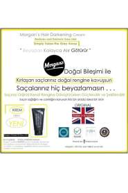 Morgans Pomade Hair Darkening Cream - Gri Örtücü ve Saç Koyulaştırıcı Bakım Kremi 150ml - 2