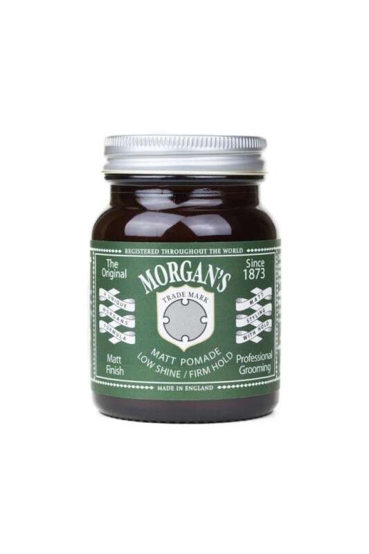Morgans Pomade Matt Pomade Low Shine/Firm Hold (Green Label) 100gr | Mat ve Sert Tutuş Saç Pomadı - 1