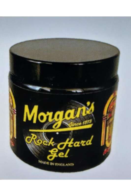Morgans Pomade Rock Hard Gel - Ultra Sert Tutuşlu ve Nem Dirençli Şekillendirici Jel 125ml - 1