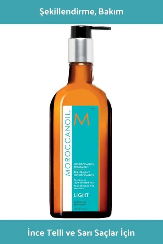 Moroccanoil Light Treatment Argan Oil - İnce Telli ve Sarı Saçlar İçin Hafif Formül Bakım Yağı 200 ML - 2
