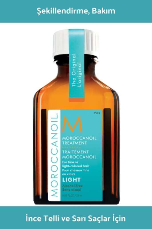 Moroccanoil Light Treatment Argan Yağlı İnce Telli ve Sarı Saçlar İçin Hafif Bakım Yağı 25ml - 2