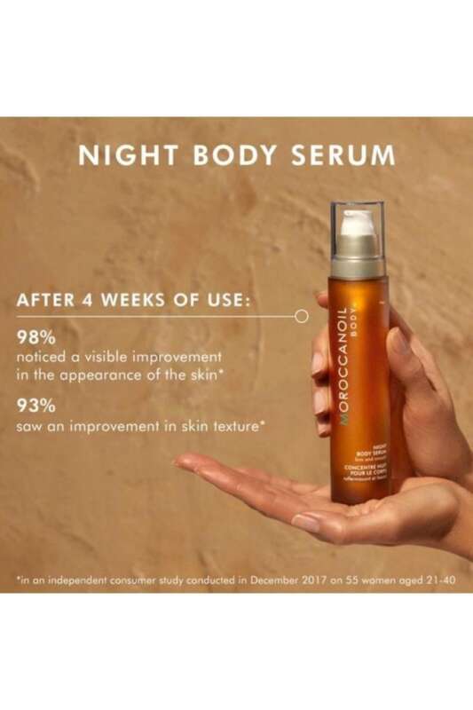 Moroccanoil Night Body Argan Özlü Kalıcı Parfümlü Yoğun Nemlendirici Gece Vücut Serumu 100ml - 4