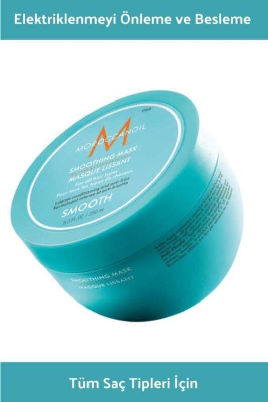 Moroccanoil Smoothing Mask Argan Özlü Yatıştırıcı ve Düzleştirici Saç Maskesi 250ml: Pürüzsüz ve Parlak Saçların Sırrı - 1