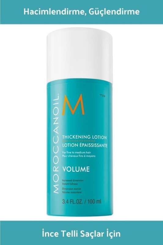 Moroccanoil Thickening Volume Argan Yağlı Yoğun Dolgunluk Saç Losyonu 100ml - 1