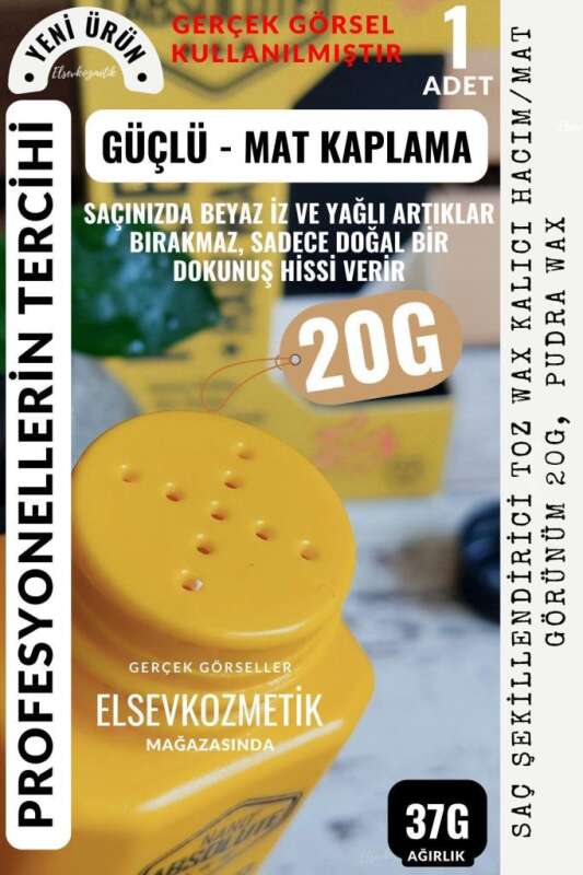 Nano Absolute Toz Wax 20g | Hacim Veren Mat Saç Şekillendirici - 2