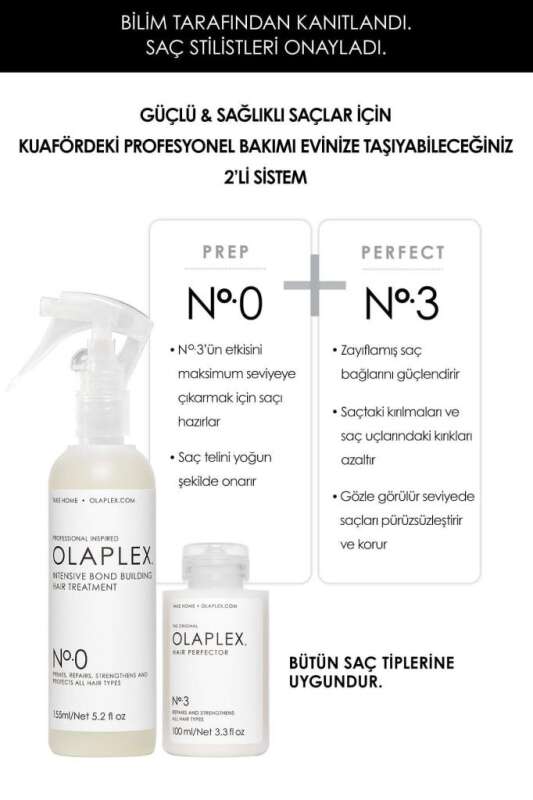 Olaplex No.0 Intensive Bond Building Treatment – Hasarlı Saçlar İçin Yoğun Onarıcı Saç Bakım Spreyi 155 ml - 2