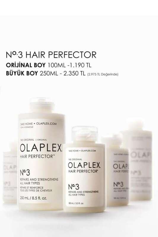 Olaplex No.3 Hair Perfector 250 ml – Saç Bağlarını Onaran ve Güçlendiren Bakım - 2