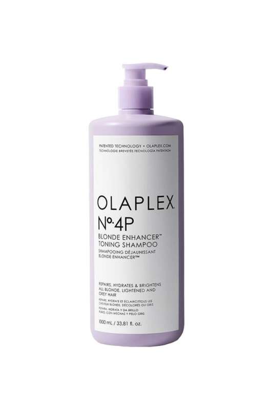 Olaplex No.4P Blonde Enhancer Toning Şampuan - Sarı ve Gri Saçlar İçin Mor Tonlama Şampuanı 1000ml - 1
