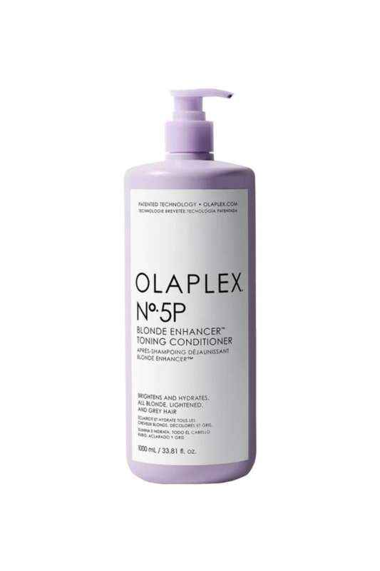 Olaplex No.5P Blonde Enhancer Toning Krem 1000ml - Sarışın Saçlar İçin Ton Düzenleyici, Parlaklık ve Bağ Onarımı Sağlayan Profesyonel Bakım Kremi - 1
