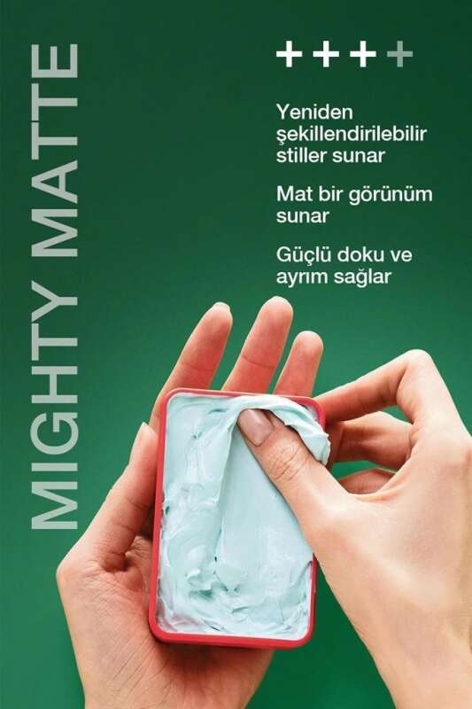 Schwarzkopf Osis+ Mighty Matte Strong Cream Güçlü Tutucu Mat Şekillendirici Krem 100 ml | Yoğun Tutuş ve Mat Sonuç - 3