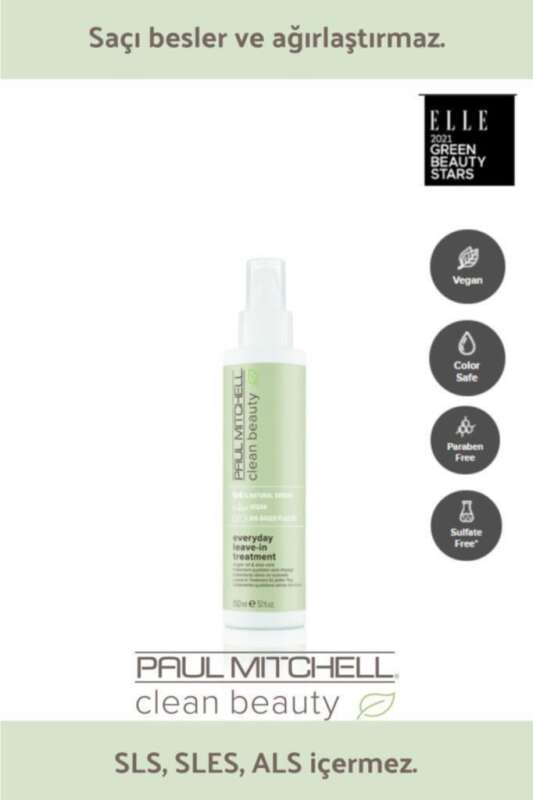 Paul Mitchell Clean Beauty Everyday Leave-In Treatment Durulanmayan Saç Kremi 150 ml | Durulanmayan Saç Kremi - 1
