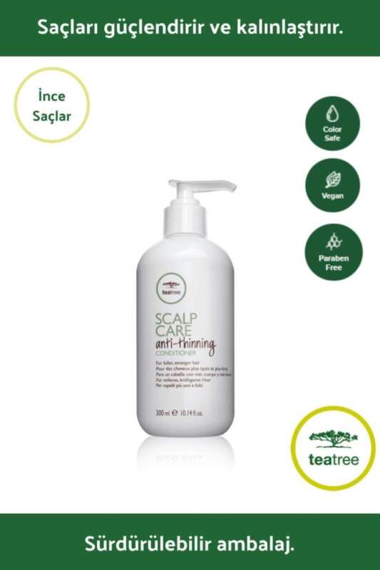 Paul Mitchell Tea Tree Scalp Care Anti-Thinning Besleyici Saç Kremi 300 ml | Saç Dökülmesini Önleyici Besleyici Saç Kremi - 1