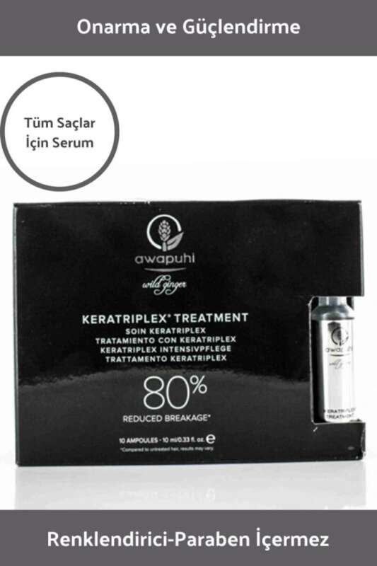 Paul Mitchell Awapuhi Wild Ginger Saç Onarıcı Keratin Serumu 10x10 ml | Saç Onarıcı Keratin Serum - 1