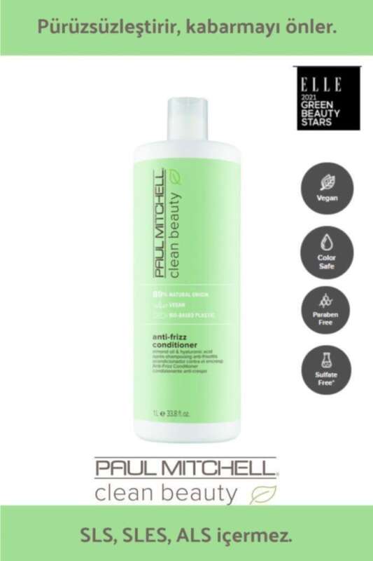 Paul Mitchell Clean Beauty Anti-Frizz Kabarma Önleyici Saç Bakım Kremi 1000 ml | Kabarma Önleyici ve Nemlendirici Saç Kremi - 1