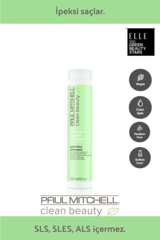 Paul Mitchell Clean Beauty Anti-Frizz Kabarma Önleyici Saç Bakım Şampuanı 250 ml | Kabarma Önleyici Şampuan - 1
