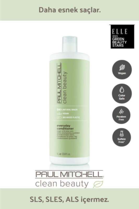 Paul Mitchell Clean Beauty Everyday Günlük Saç Bakım Kremi 1000 ml | Günlük Kullanım İçin Saç Bakım Kremi - 1