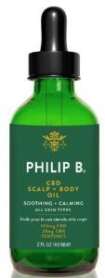 Philip B CBD Scalp + Body Oil 60 ml | Saç Derisi ve Vücut Yağı - Philip B