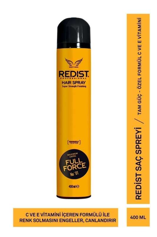 Redist Full Force Extra Sert Saç Spreyi 400ml | Güçlü Sabitleme ve Uzun Süreli Etki - 3