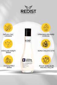 Redıst Keratin Saç Bakım Yağı 100ml | Saç Onarıcı ve Canlandırıcı Yağ - 5