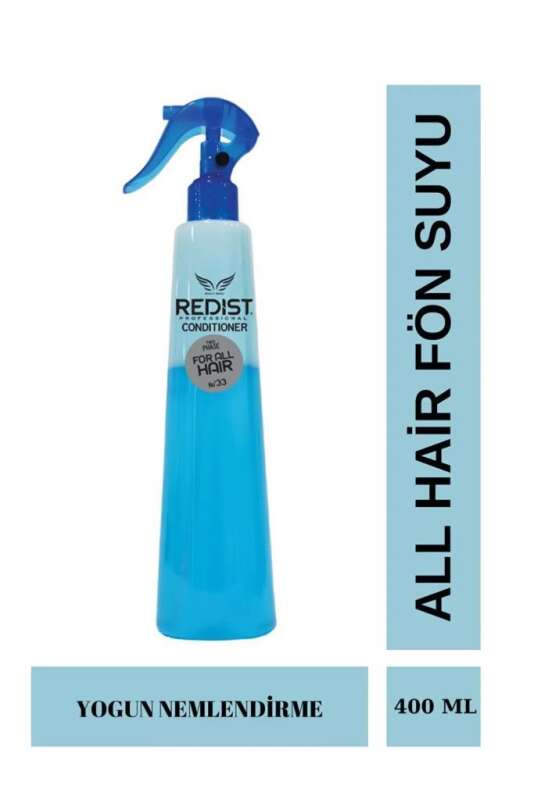 Redist Tüm Saçlar İçin Çift Fazlı Fön Suyu Mavi 400ml | Nemlendirici ve Koruyucu - 1