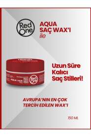 Redone Aqua Wax Kırmızı 150ml | Yüksek Tutucu Saç Şekillendirici Wax - 3