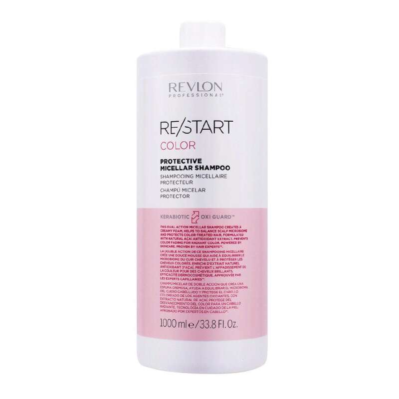 Revlon Restart Color Protective Renk Koruyucu Şampuan 1000 ml | Boyalı Saçlar İçin Renk Koruma ve Besleyici Bakım - 1