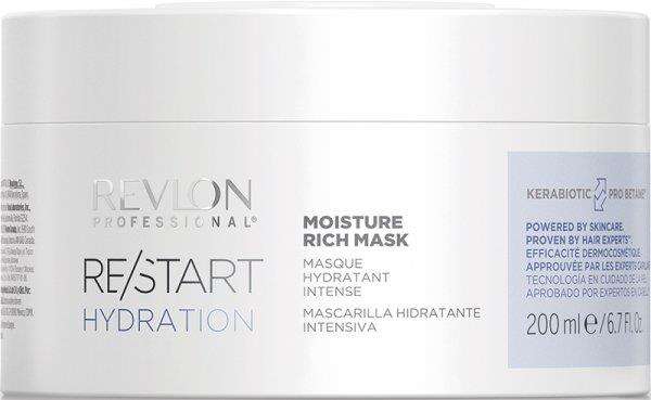 Revlon Restart Hydration Moisture Rich Zengin Nemlendirici Maske 250 ml | Kuru ve Dehidrasyona Uğramış Saçlar İçin Yoğun Nemlendirici Maske - 1