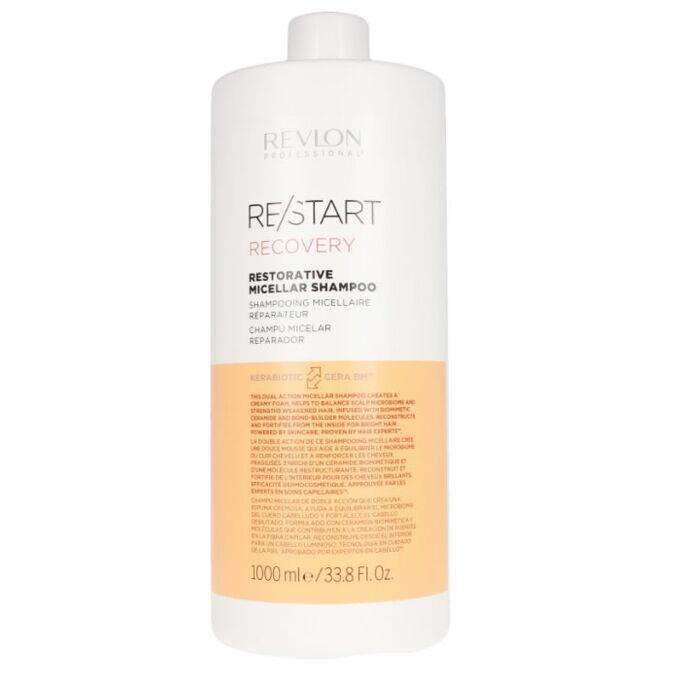 Revlon Restart Recovery Restorative Onarıcı Güçlendirici Şampuan 1000 ml | Kırılgan ve Zayıf Saçları Güçlendirip Onaran Derinlemesine Bakım - 2