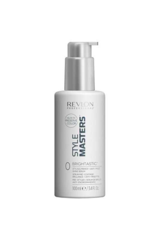 Revlon Style Masters Brightastic Şekillendirici Ve Elektriklenmeye Karşı Koruyan Serum 100 ml | Elektriklenmeyi Önleyerek Pürüzsüz, Parlak Saçlar Sağlayan Serum - 1
