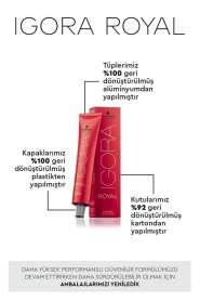 Schwarzkopf Igora Royal Colors 9,5-1 İnci Saç Boyası 60ml | Yoğun Küllü Platin - 3