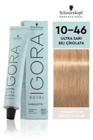 Schwarzkopf Igora Royal Highlifts 10-46 Ultra Sarı Bej Çikolata Saç Boya 60ml - 