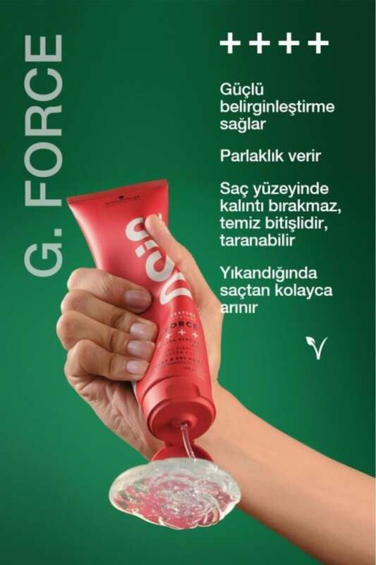 Schwarzkopf Osis+ G.Force Güçlü Tutucu Jel 150 ml | Maksimum Tutuş ve Dayanıklı Şekillendirme - 2
